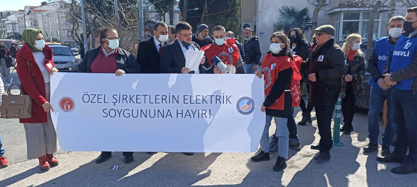 Elektrik Zamları Protesto Edildi.