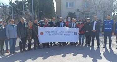 Elektrik Zamları Protesto Edildi.